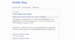 Desktop Screenshot of mrdba.info